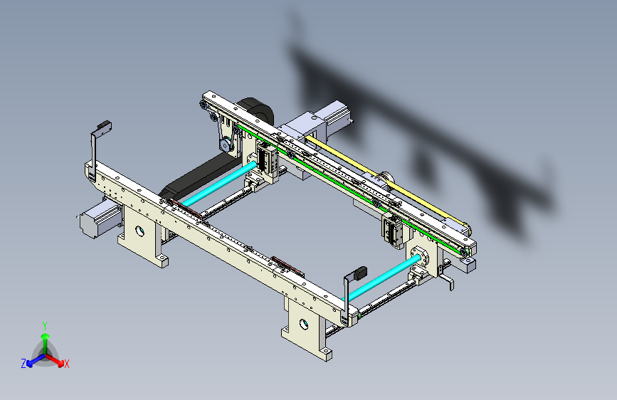 可调宽度皮带线