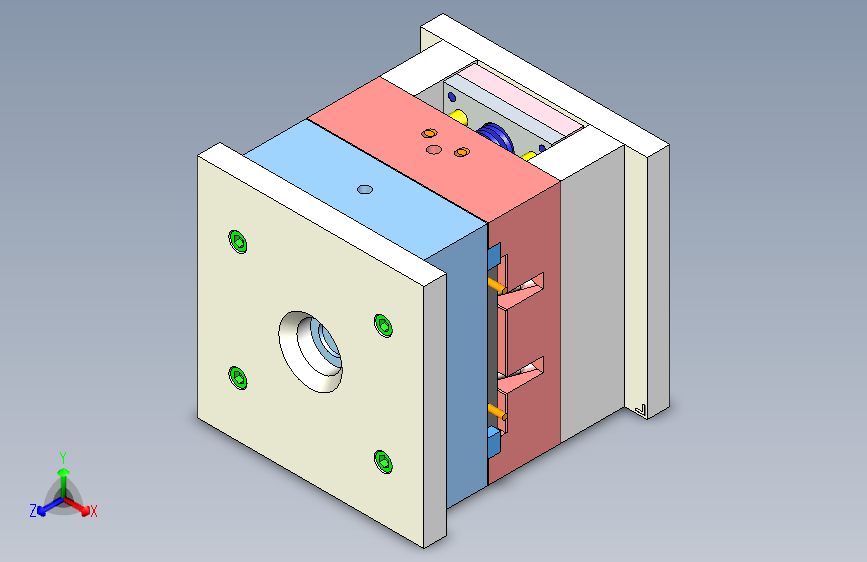 铝型材管塞（两边滑块）