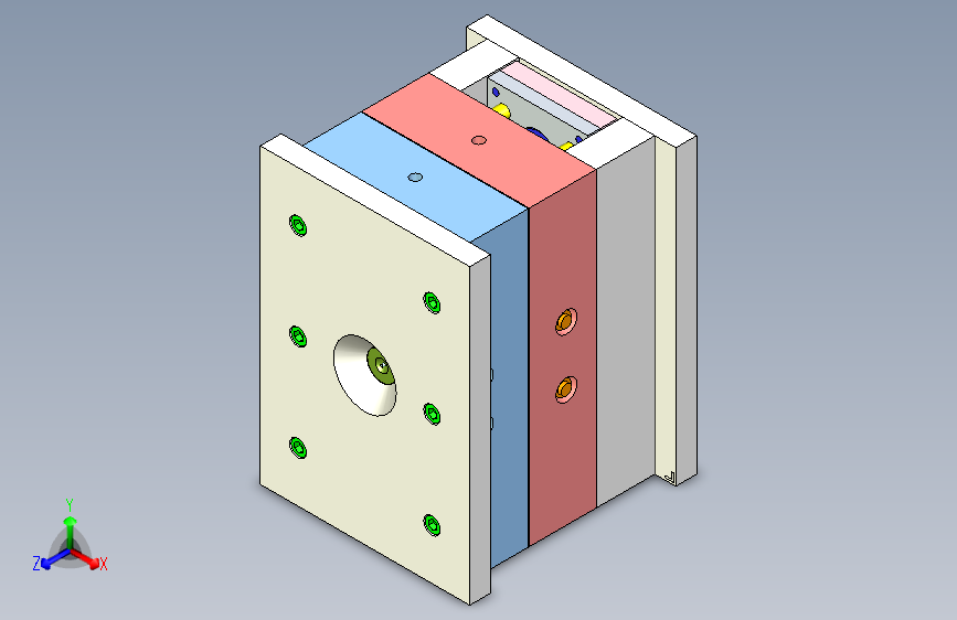 收纳盒装饰边框（注塑模）