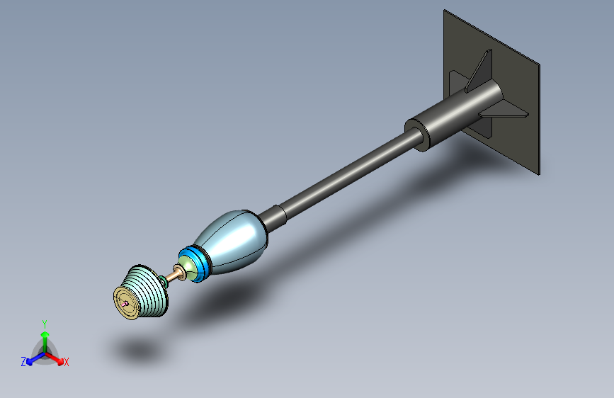 站立吊顶两用台灯
