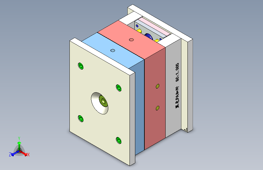 桌椅垫块（潜伏式进胶）