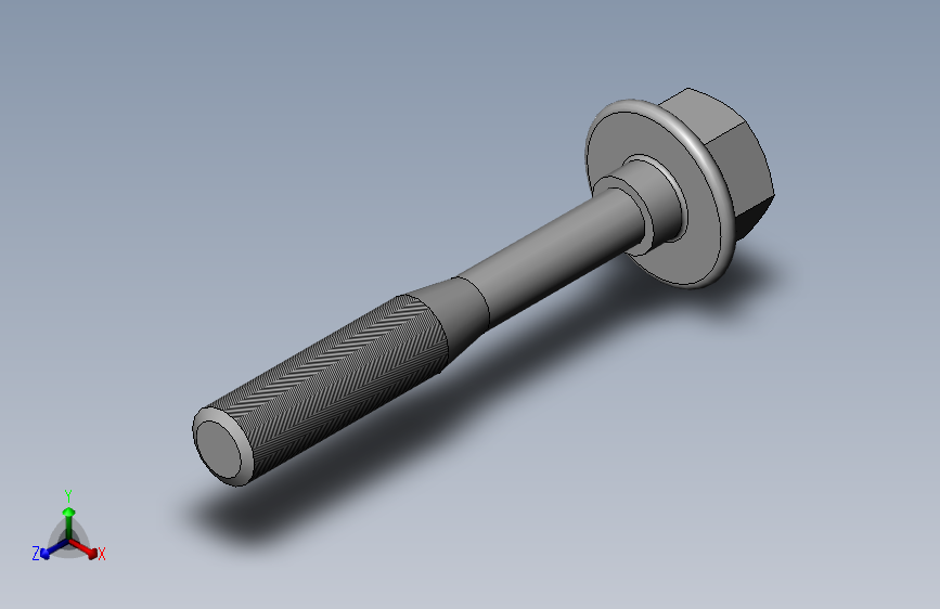 GB╱T 5790-1986[六角头法兰面螺栓(加大系列) 细杆 B级 A型M5×35]
