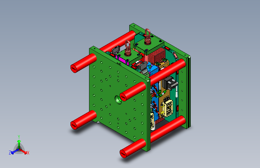 蔚来汽车机舱装饰板1+1塑胶模具