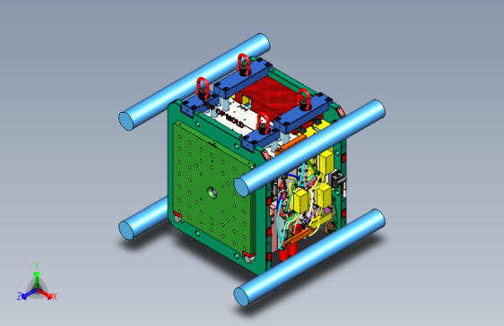 蔚来汽车扶手装饰版1+1塑胶模具