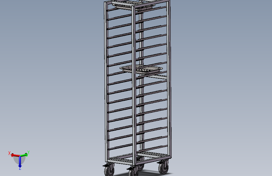 食品流水线推车