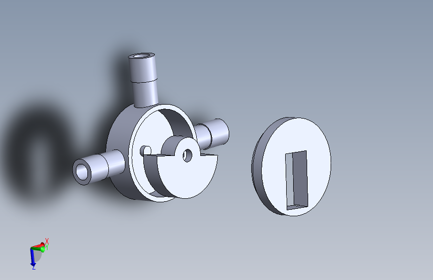 微型伺服分配水T形阀