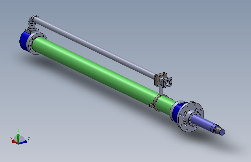 磨床型 液压缸（带管道） 125x90x2212 mm