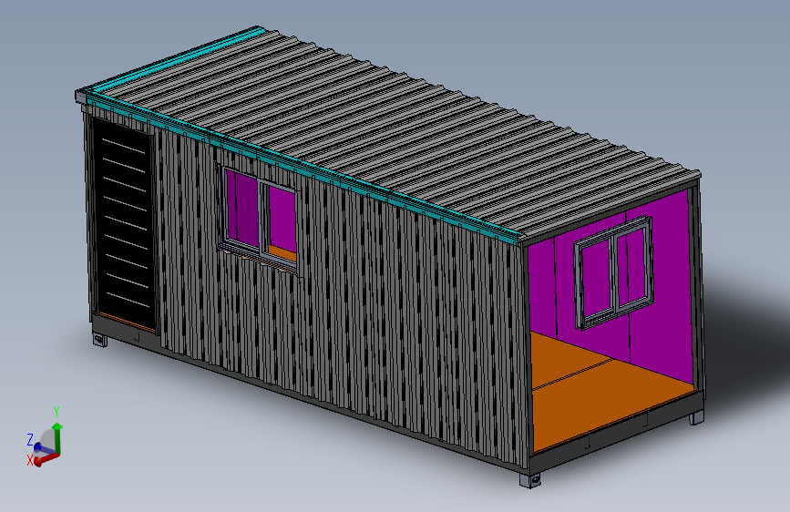 模数莫维尔 6x2.4m