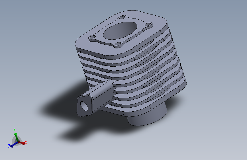 2冲程发动机气缸