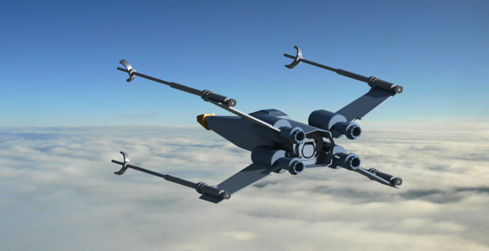 A2004204-星球大战“X翼星际战斗机”宇宙飞船