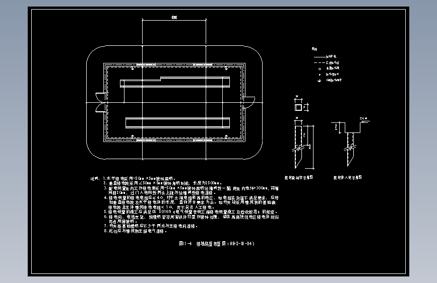 图11-4  接地装置布置图（HB-3-D1-04）