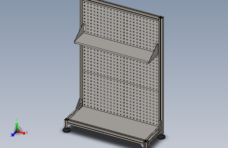 货架、单面物料整理架