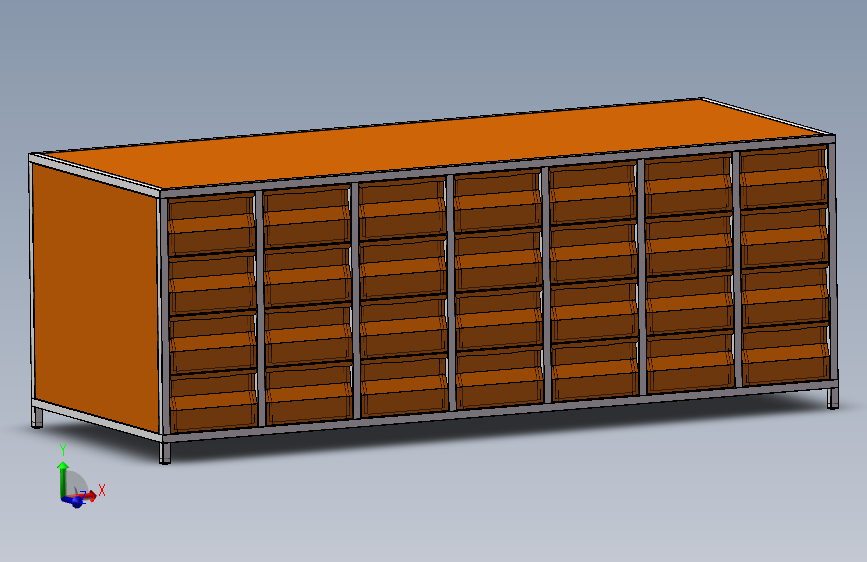 货架、多列货架柜