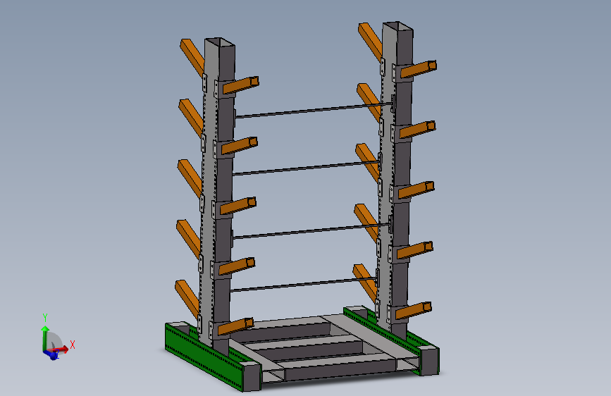 货架、多头悬臂货架
