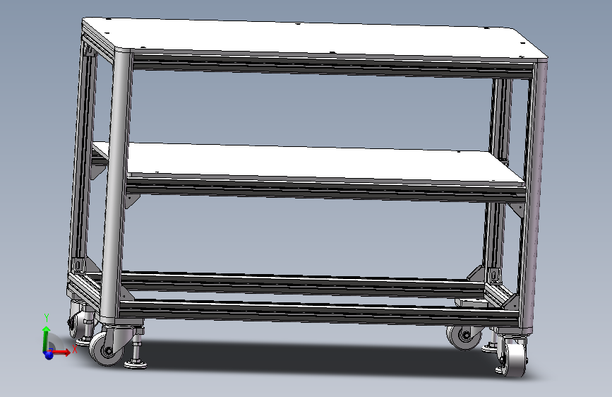 货架、可移动工作台架