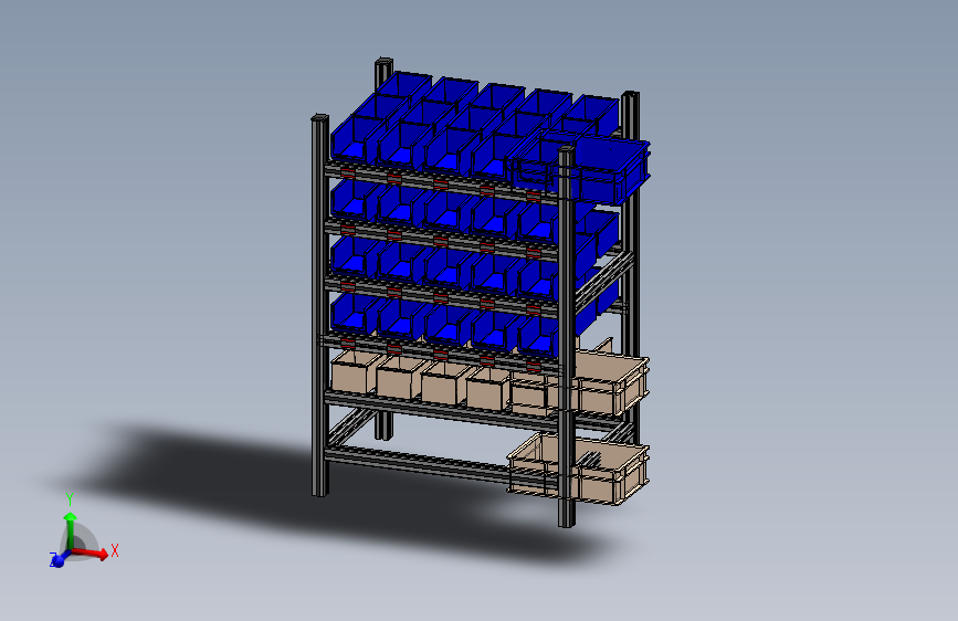 货架、可移动物料架
