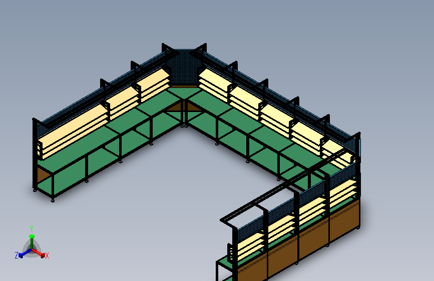货架、铝型材工作台1