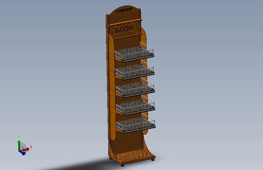 货架、商店展示架