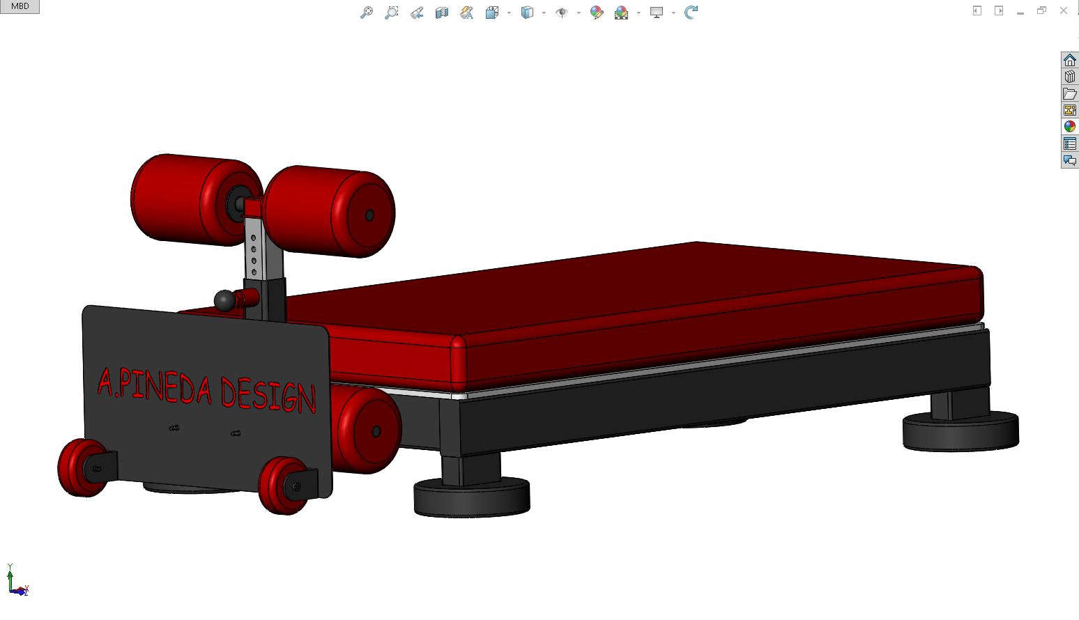 A3003614-地板臀肌腿弯举健身器材