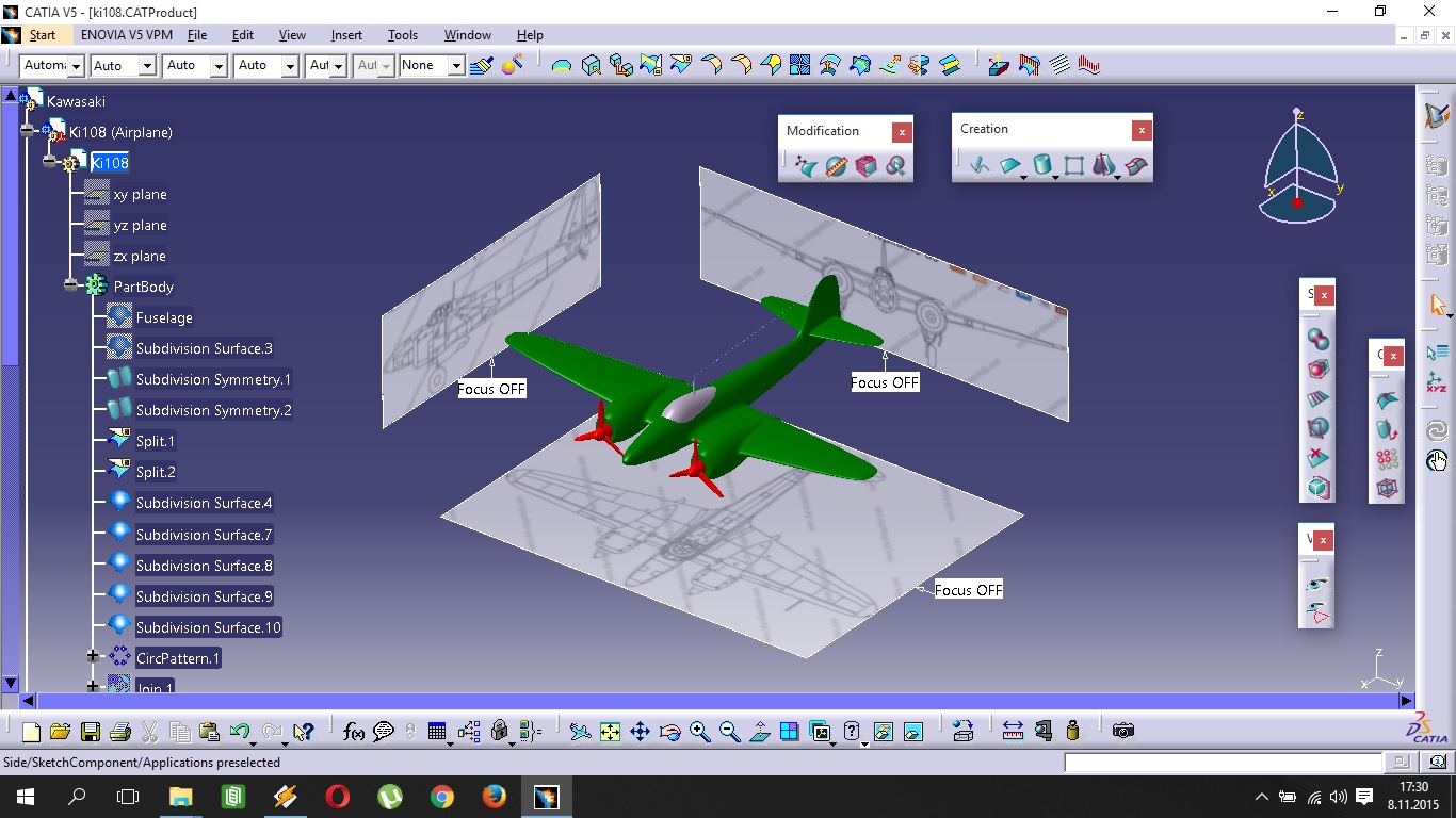 A3003785-川崎 Ki-108飞机
