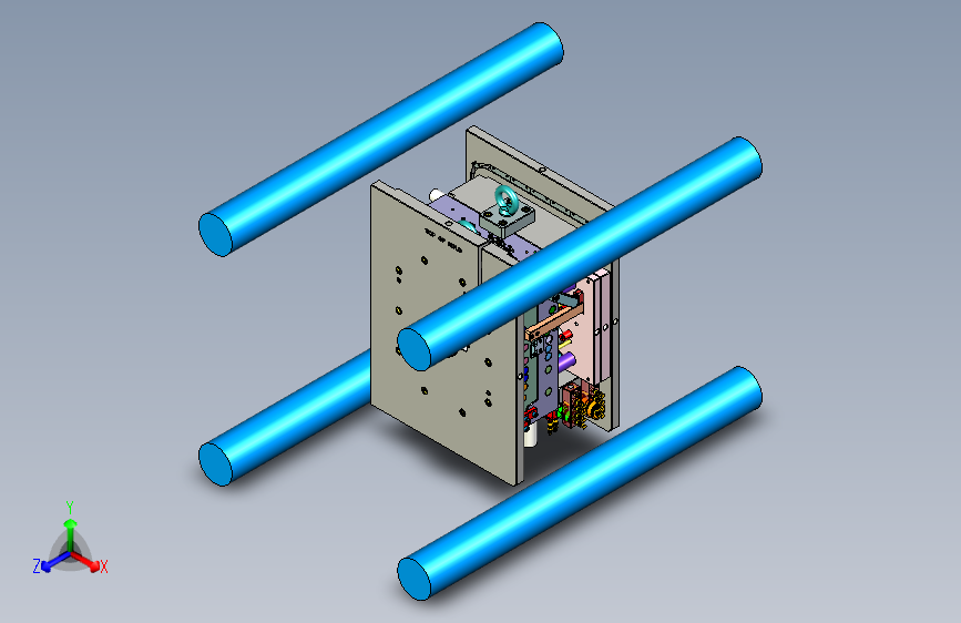 电动手qiang钻把手1+1塑胶模具