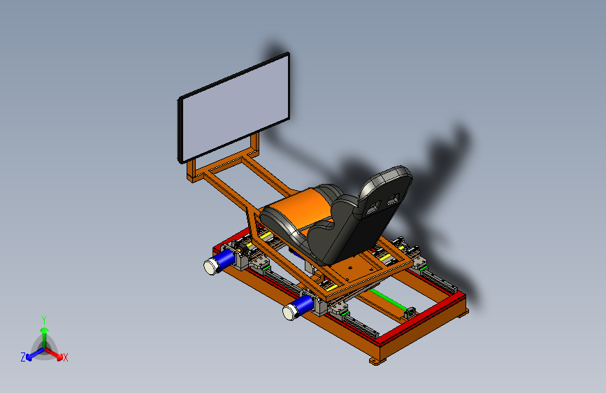 B2004105-3DOF赛车模拟器