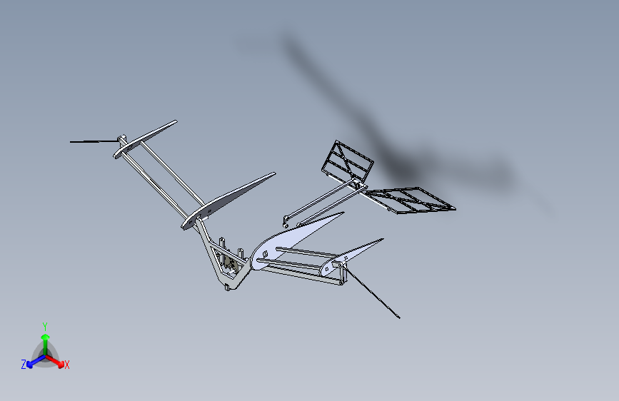 B2004124-鸟类拍打翅膀的机构
