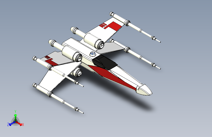 B2004164-X翼战斗机