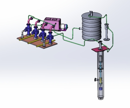 一种水力活塞泵的设计含SW三维及9张CAD图