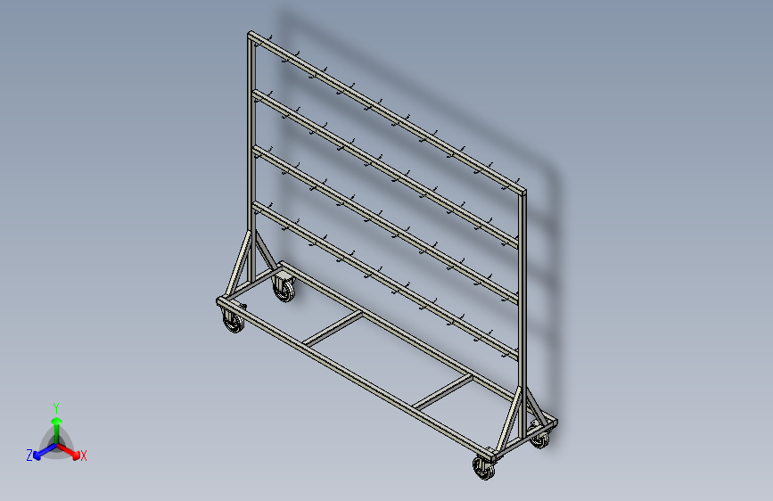 B2004255-手推车 - 电线和软管运输