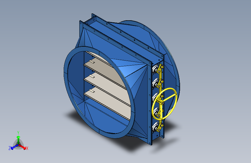 B2004430-手动百叶窗阻尼器