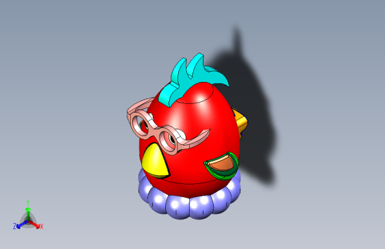 B2004441-GrabCad 鸡玩具