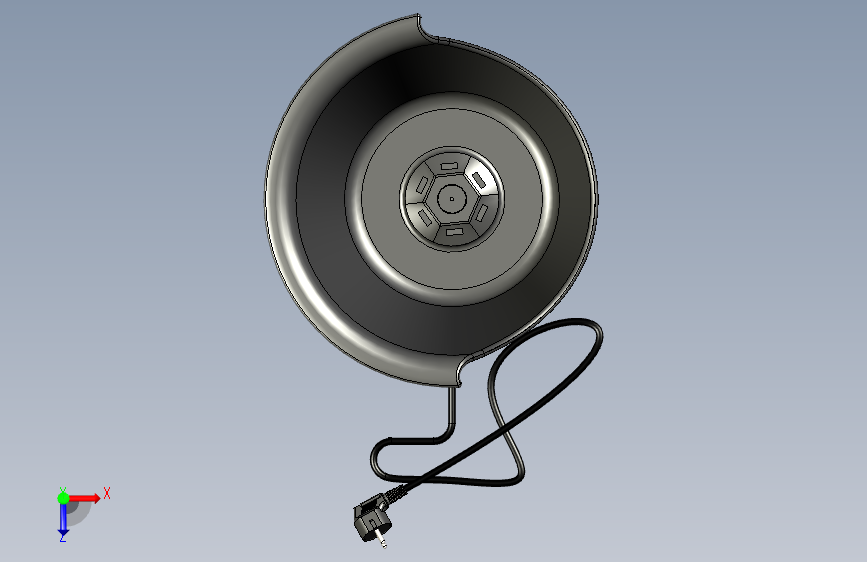 B2004443-面部蒸脸器 俯视图