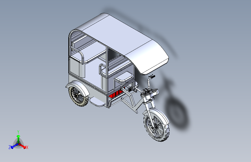 B2004453-电动三轮车