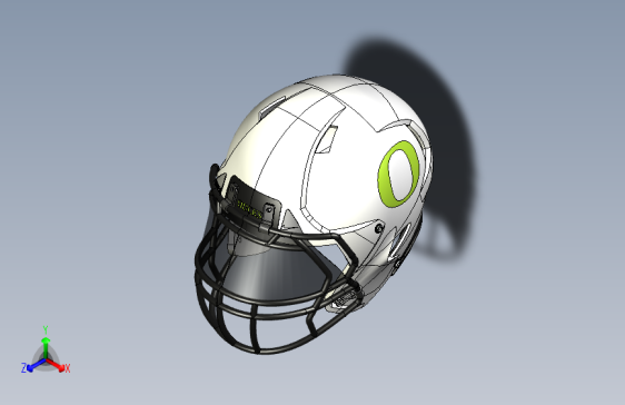 B3003519-橄榄球头盔