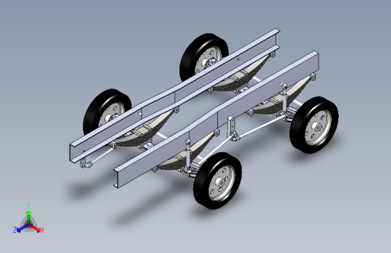 B3003686-用于8x4自卸车的双摆杆转向连杆系统