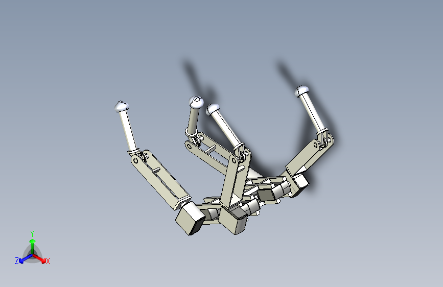 B3003748-机械蜘蛛四足机械臂