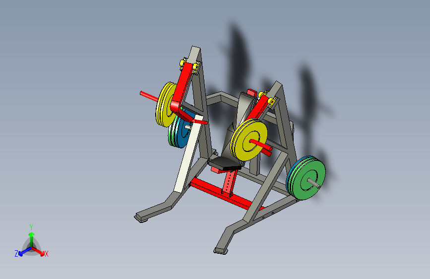 B3003766-按压锻炼健身器材