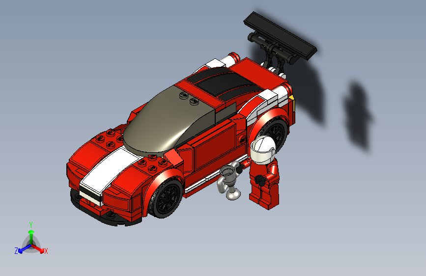 B3003780-乐高积木 Italia GT2 (75908)跑车