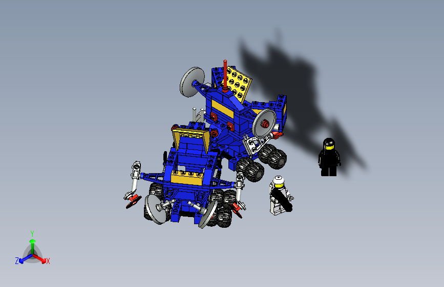 A3003953-乐高积木 6928 铀搜索车