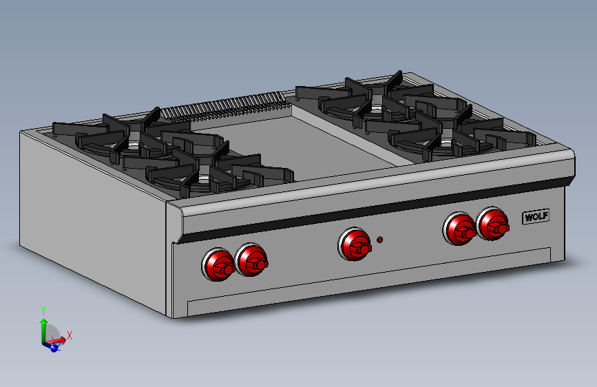 A2004480-狼 RT364G 燃气灶