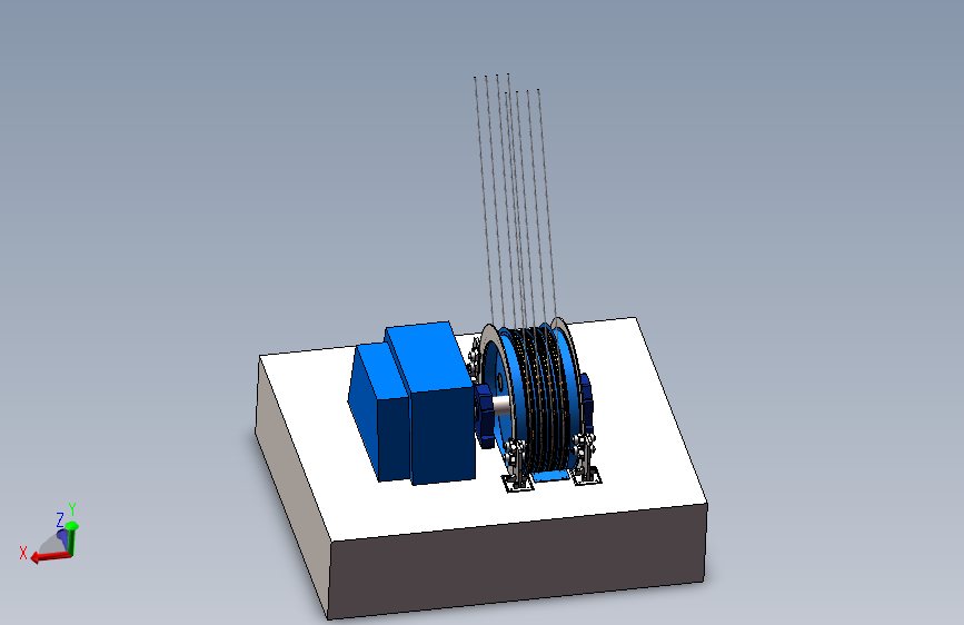 国外进口品牌各种规格多绳摩擦式提升机--JKMD-4.5×4III 提升机（国外品牌） 1221616--50