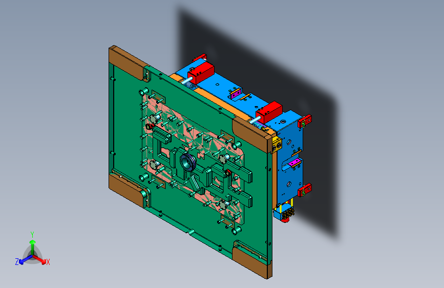 丰田汽车主驾门板塑胶模具