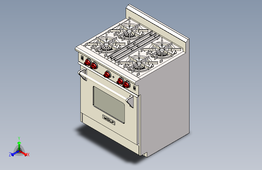 B2004478-WOLF 30 燃气灶