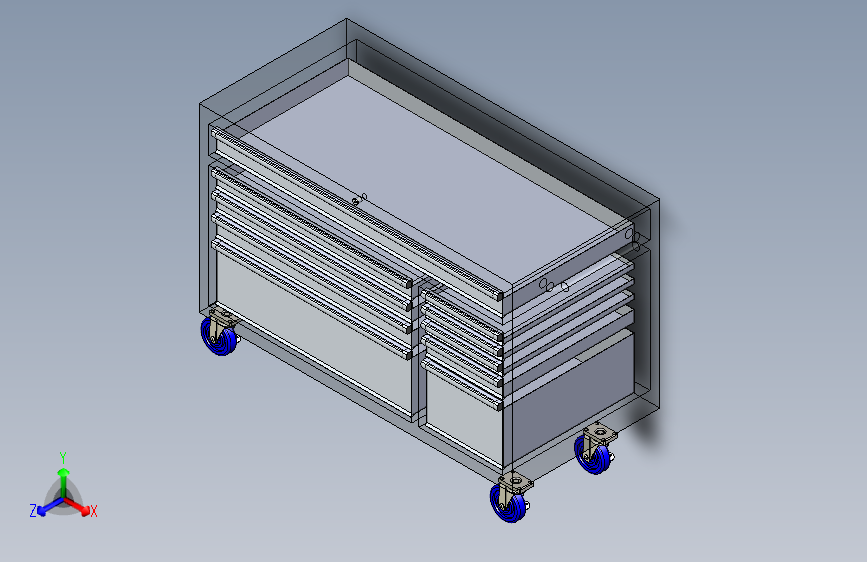 B2004484-10抽屉移动工作台 工具箱