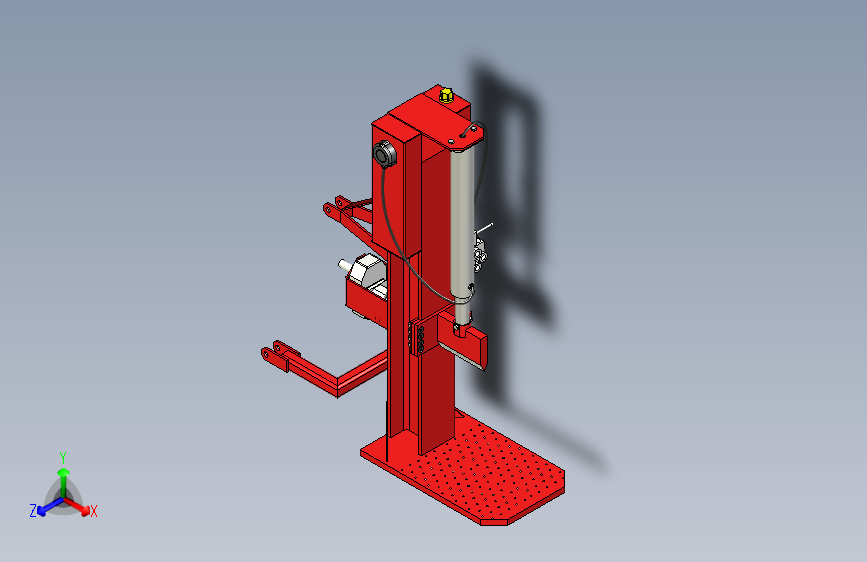 B2004532-立式木劈木机