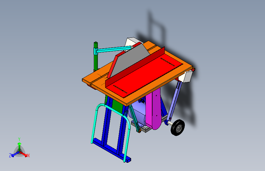 B2004555-圆锯木材切割机