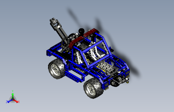 B2004721-乐高积木车