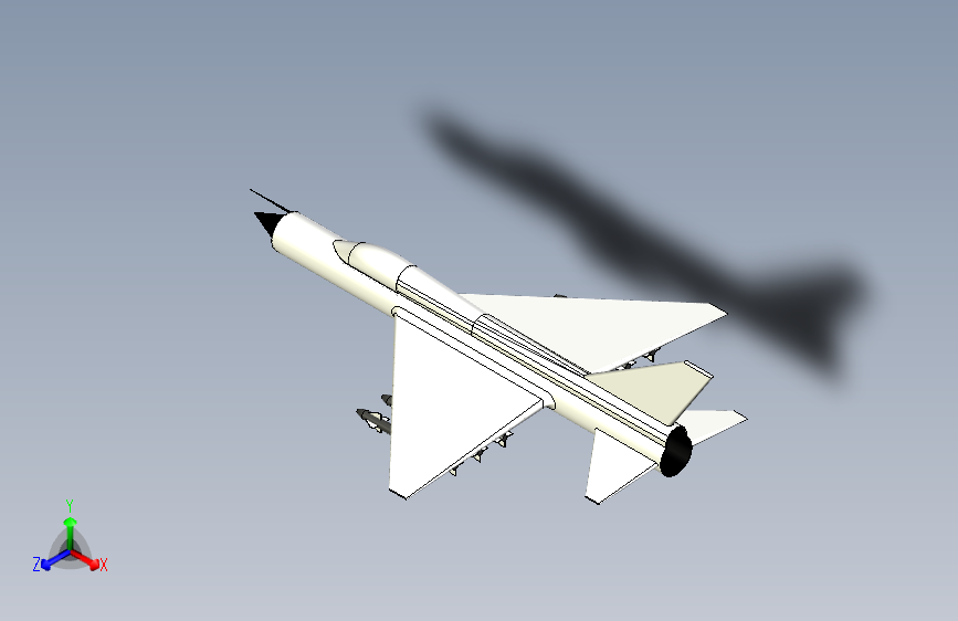 B3003837-米格-21战斗机