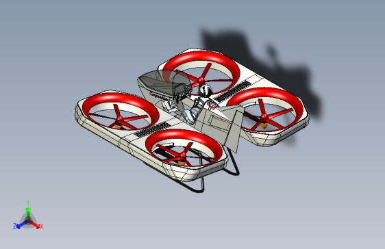 B3003846-有人驾驶四轴飞行器